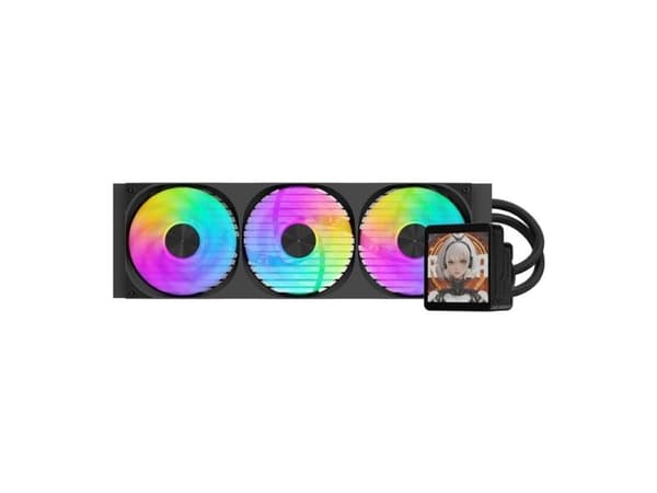 darkFlash DV360S MAX, Alt-i-ett væskekjøler, 12 cm, Svart