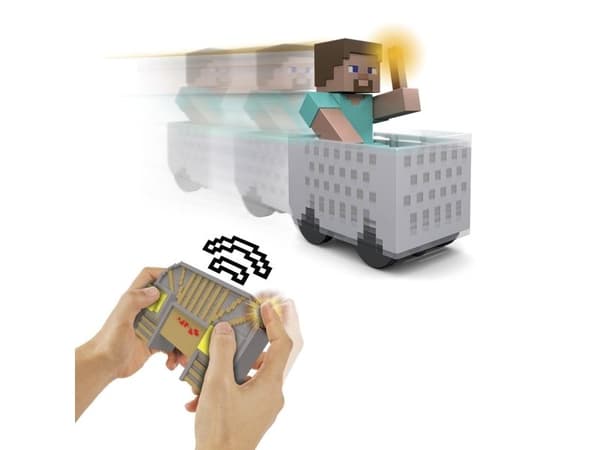 Minecraft RC Steve with Minecart