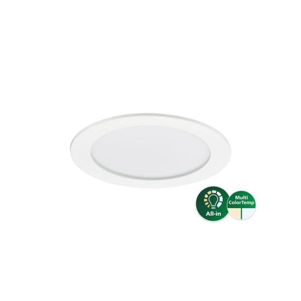 PHILIPS CoreLine SlimDownlight innfelt DN145B 1100lm/830-840 11W hvit optikk Ø152-157