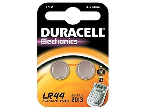 Duracell batteri, Electronics LR44, 2 stk.