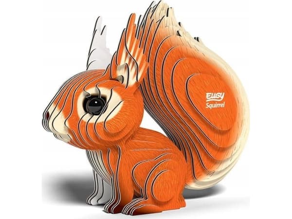 Fat Brain Toys Eugy the Common Squirrel 3D Eco Puzzle 3D-palapeli