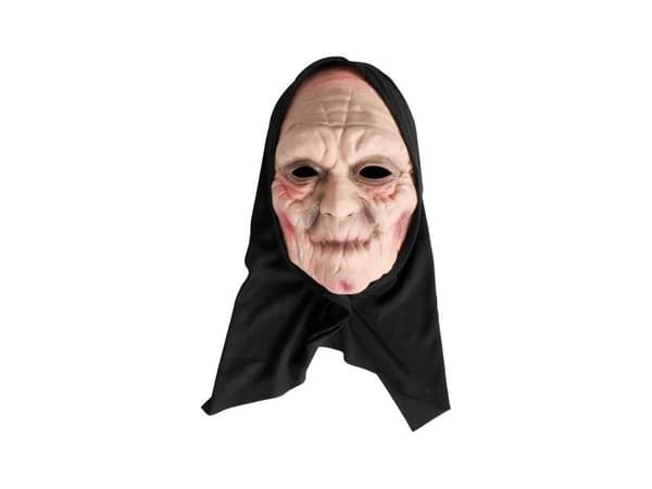 Uhyggelig gammel dame maske