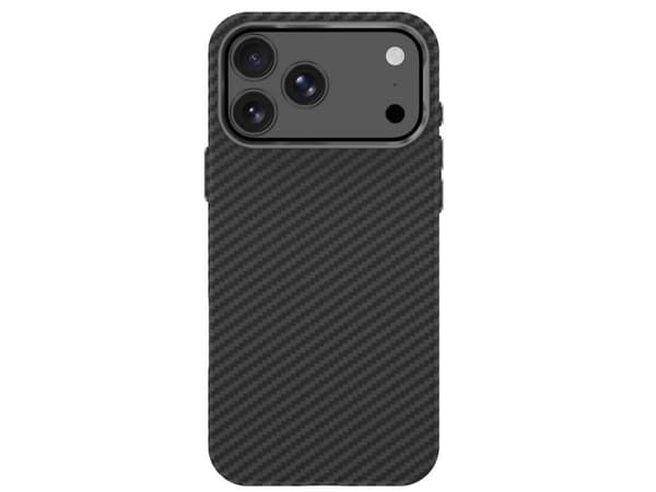 Tech-Protect Ion Carbon MagSafe Case for iPhone 18 Pro / 17 Pro - Black &amp; Silver