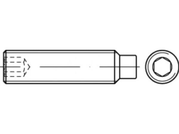 TOOLCRAFT gjengekran M16 16 mm 100 stk
