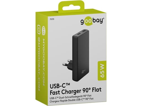 Goobay 75725, inomhus, AC, Svart