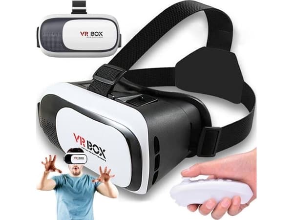Retoo VR-briller 3D med Bluetooth-kontroller