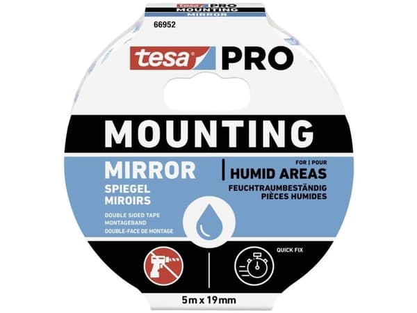 Tesa PRO Monteringstejp Mirror 66952 10 m x 19 mm