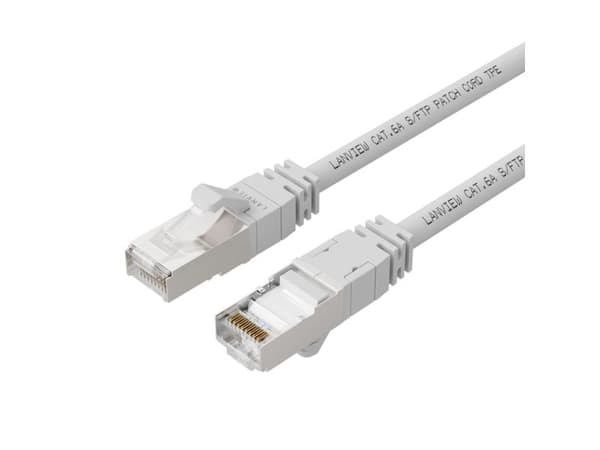 Lanview LV-SFTP6A01W, 1 m, S/FTP (S-STP), Valkoinen