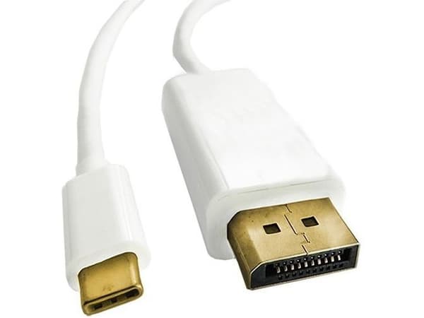 Qoltec - Adapterkabel - USB-C (hane) till DisplayPort (hane) - USB 3.1 - 1 m