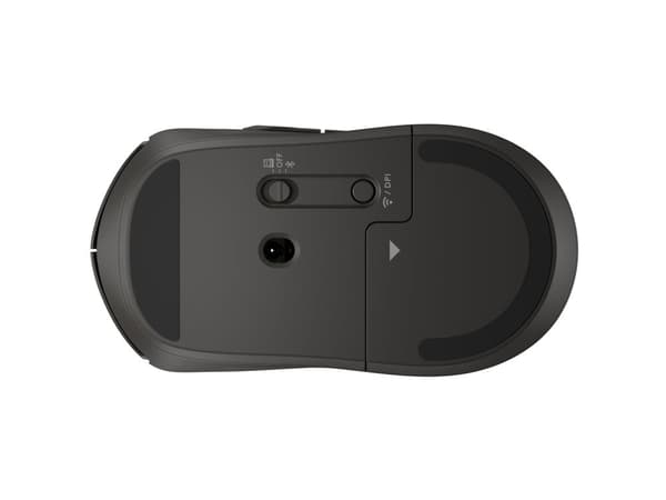 HP 405 Quiet Wireless Mouse, Molempikätinen, Optinen, RF Wireless + Bluetooth, 1200 DPI, musta
