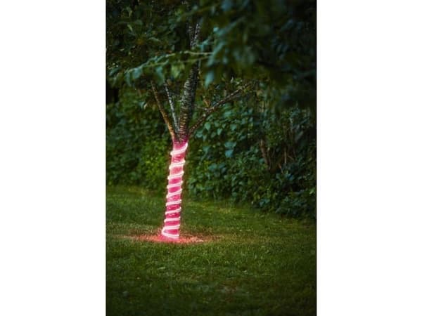 EGLO FLATNEONLED ULKOKÄYTTÖÖN RAIDAT 5M VAALEANPUNAINEN