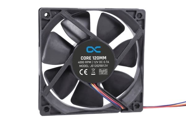 Alphacool 24845, Vifte, 12 cm, 4000 RPM, Sort