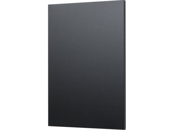 Magnetisk kridttavle i stål 40 x 60 cm. Sort
