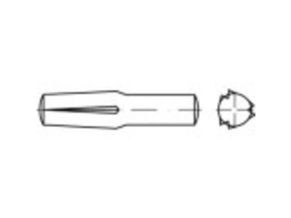 TOOLCRAFT spårstift (Ø x L) 4 mm x 40 mm stål 100 st
