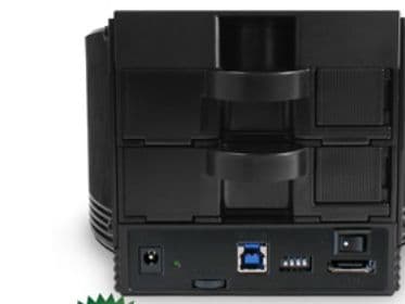 FANTEC SQ-X2RU3e - Hårddiskarray - 2 fack (SATA-600) - HDD 0 - SATA 3Gb/s, USB 3.0 (extern)