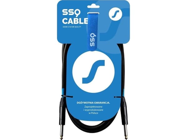 SSQ JMPJMP7 - Mono jack - mono jack kaapeli - 7 m, Sort