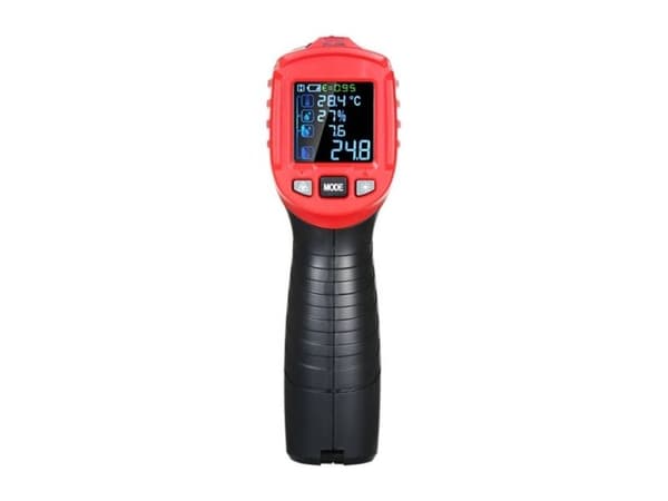 Digital laserpyrometer Habotest HT651D, fuktmätare