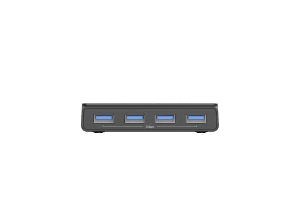 Unitek KVM Switcher - Switch - 4 x SuperSpeed USB 3.0 - stasjonær