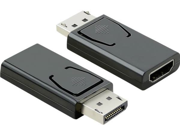 Value 12.99.3158, DisplayPort, HDMI, Musta