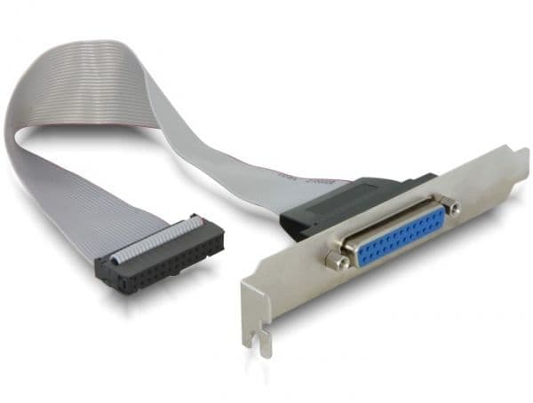 Delock - Parallellpanel - DB-25 (hunn) til 26 pin IDC (hunn) - 22 cm