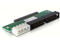 Delock - IDE / EIDE-adapter - 40 pin IDC, 4-pin intern strøm (hann) til 44 pin IDC (hunn)