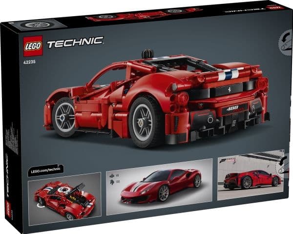 LEGO Technic 42235 Ferrari 488 PISTA ‑auto