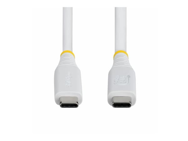 StarTech.com CC50CM40GUSB4TPW, 0,5 m, USB C, USB C, USB4 Gen 3x2, 40 Gbit/s, Valkoinen