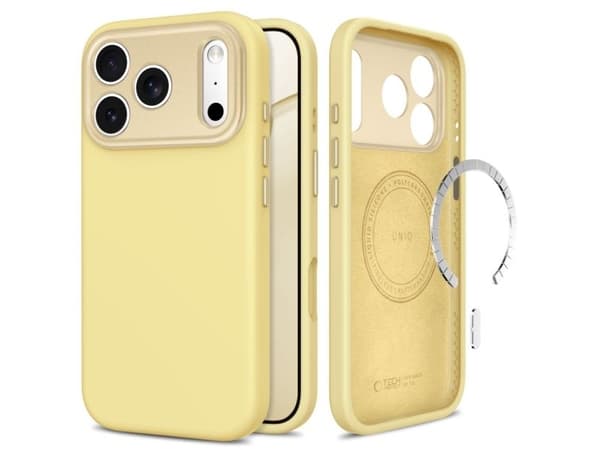 Tech-Protect Uniq MagSafe CC Case for iPhone 18 Pro Max / 17 Pro Max - Yellow
