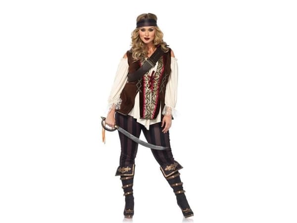 Captain Blackheart piratkostym Plus