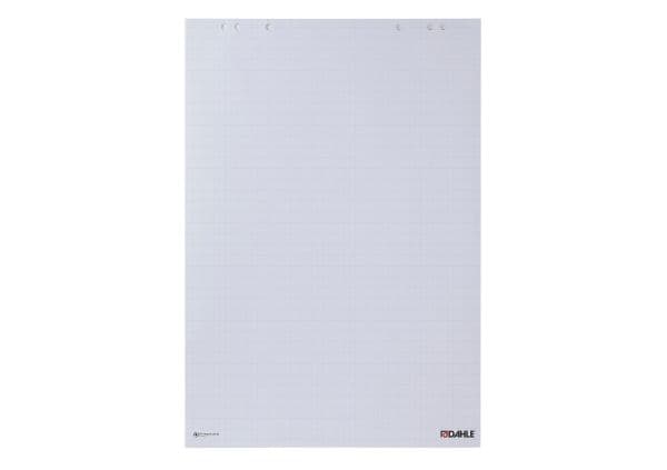 Dahle 95037-20978, Blädderblocksblock, Vit, Olinjerat, 80 g/m², 20 sidor, 680 mm