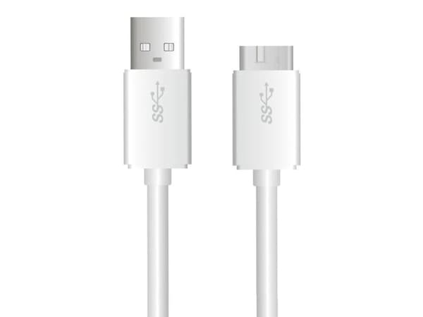 i-Media - USB-kabel - Micro-USB typ B (hane) till USB typ A (hane) - USB 3.0 - 1 m