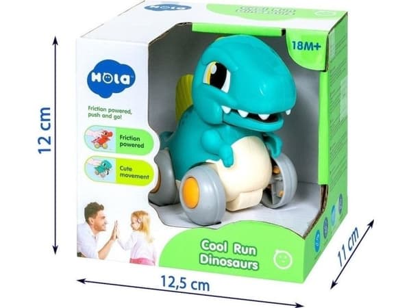 Interaktiivinen powered dinosaurus sininen