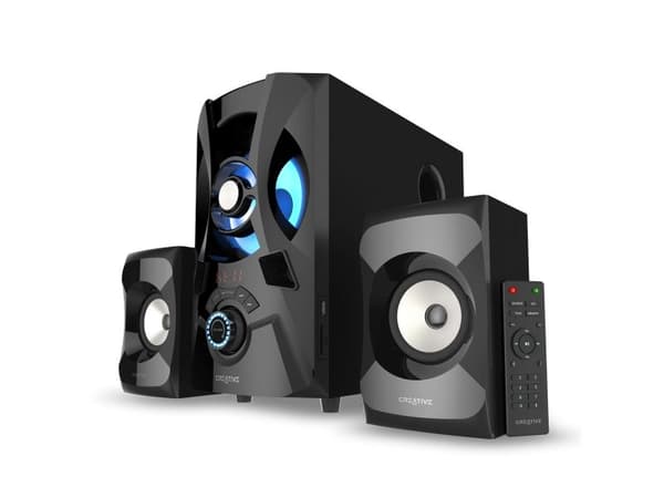 Creative SBS E2900 - Högtalarsystem - för persondator - 2.1-kanals - Bluetooth - 60 Watt (Total) - svart