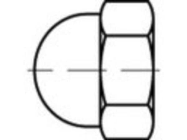 TOOLCRAFT Dekorativa lock TO-5455380 100 st