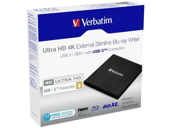 Verbatim 43888 optisk enhet Blu-Ray/DVD Combo Svart
