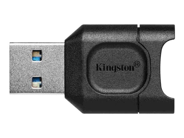 Kingston MobileLite Plus - Kortleser (microSD, microSDHC, microSDHC UHS-I, microSDHC UHS-II, microSDXC, microSDXC UHS-I, microSDXC UHS-II) - USB 3....