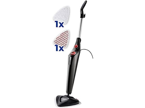 Vileda Steam Plus ångtvätt + mikrofiberöverdrag & PowerPad