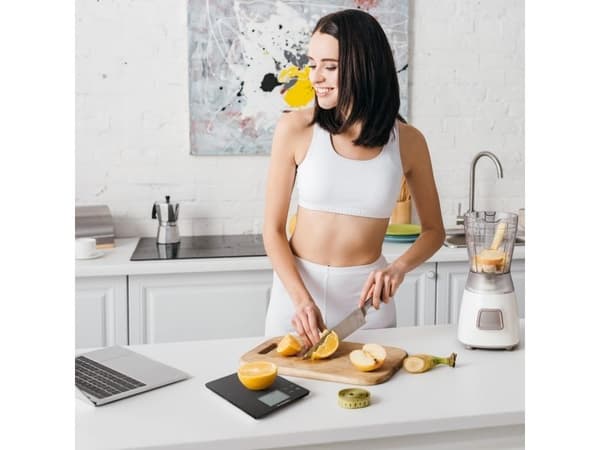 Wozinsky WIK-10 smart köksvåg med digital display, Bluetooth-app - svart