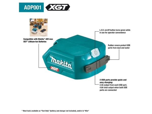 Makita ADP001G, 1 kpl