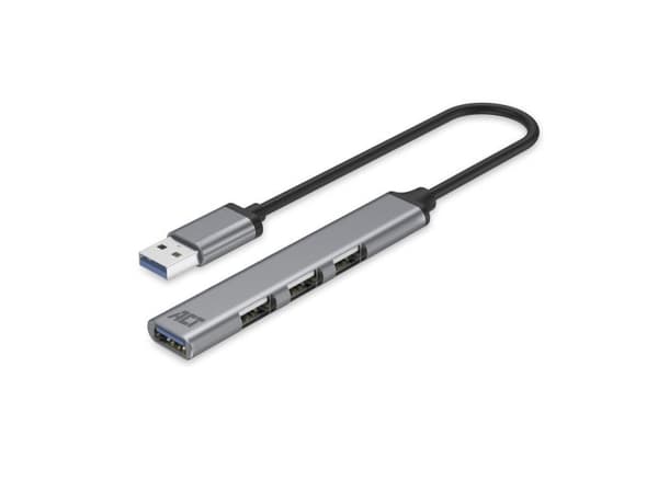 ACT USB-A hub, 3x USB-A 2.0 og 1x USB-A 3.0 (AC6325)
