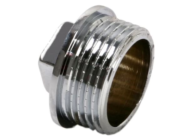 Messingplugg 3/4 krom Ferro