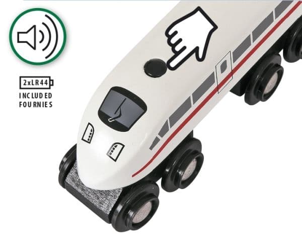 BRIO 33748 Suurnopeusjuna, jossa on ääntä
