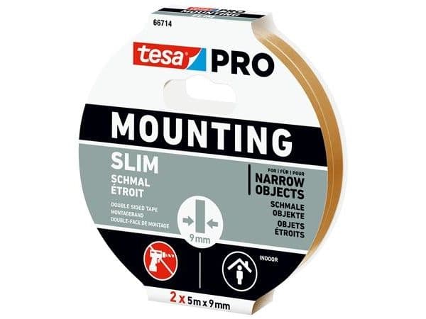 Tesa PRO Mountingtape klar 66714 2x5mx9mm