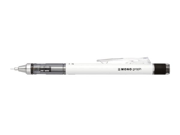 Tombow MONO graph, Vit, Plast, Vit, 0,7 mm, Rund, Plast