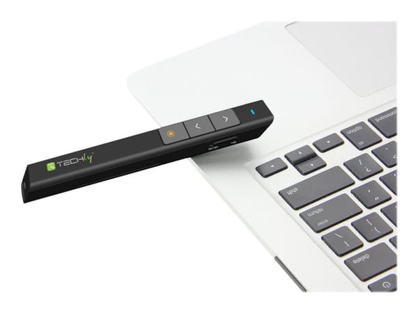 TECHly - Kaukosäädin esitykseen - RF - musta