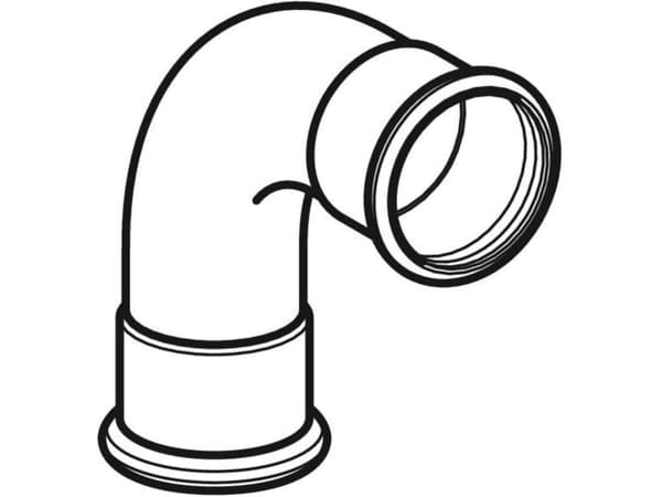 Geberit 20103, 90°, 53 mm, 33 mm