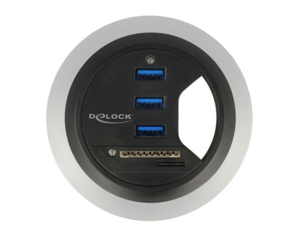 DeLOCK 62869, Musta, 80 mm, 80 mm, 35 mm