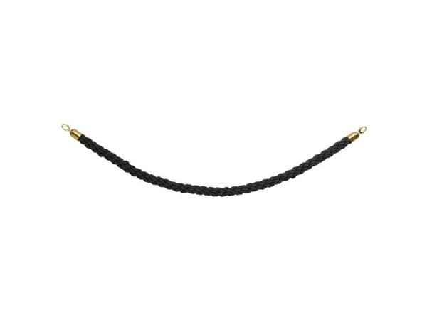 Securit® Classic Gold reb sort med kliklås i rustfrit stål