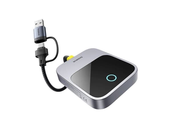 Baseus CarPlay-adapter Baseus SafeJourney-serien trådløs - grå