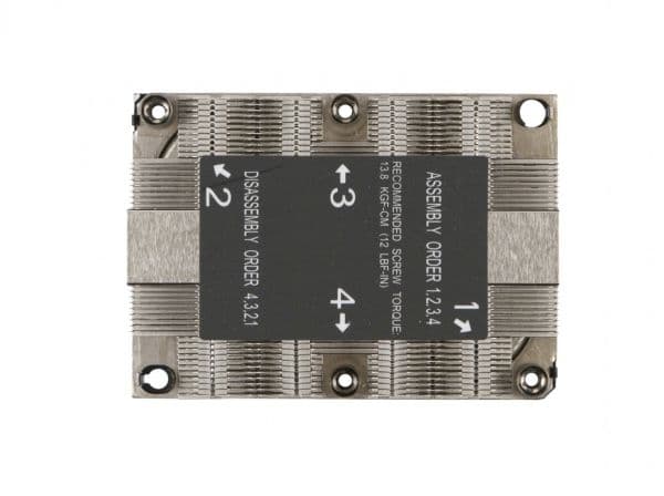 Supermicro - Kylfläns för processor - (för: Socket P) - 1U - för SUPERMICRO X11DDW-L, X11DDW-NT